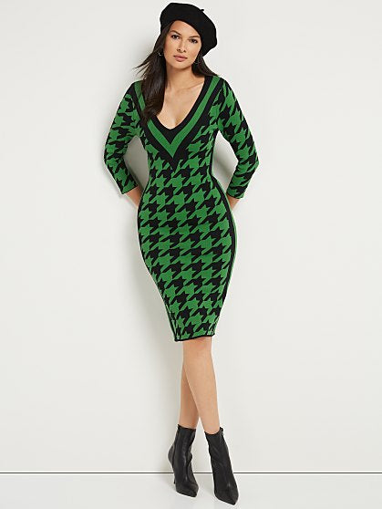 89.95 HOUNDSTOOTH SWT DRS