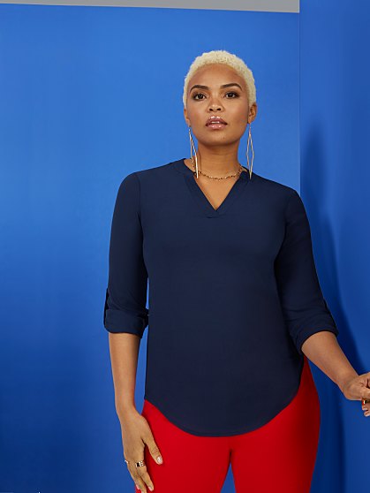 49.95 BUTTON BACK TUNIC