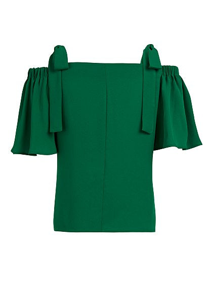 49.95 TIE SHLDR BLOUSE