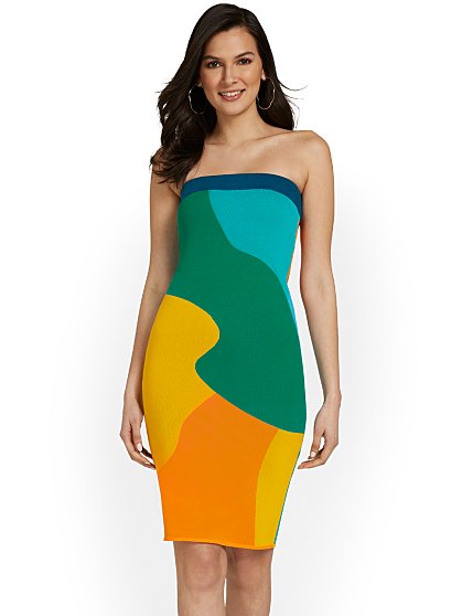 89.95 STRAPLESS SWT DRESS