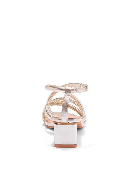 LOW BLOCK HEEL SIMPLE SAN