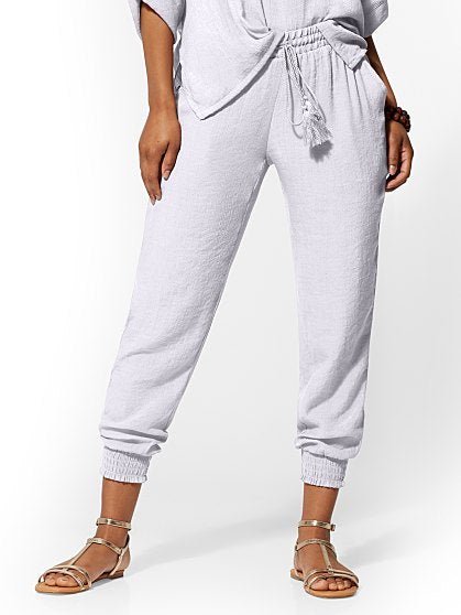 44.95 GAUZ TASSL JOGGER