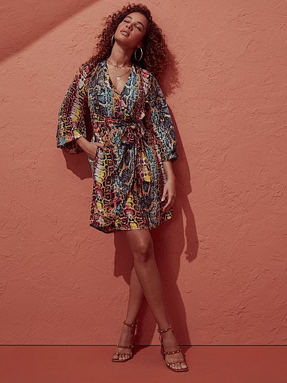 79.95 SNAKE PRINT WRAP