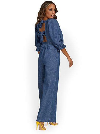 99.95 CHAMBRAY JUMPSUIT