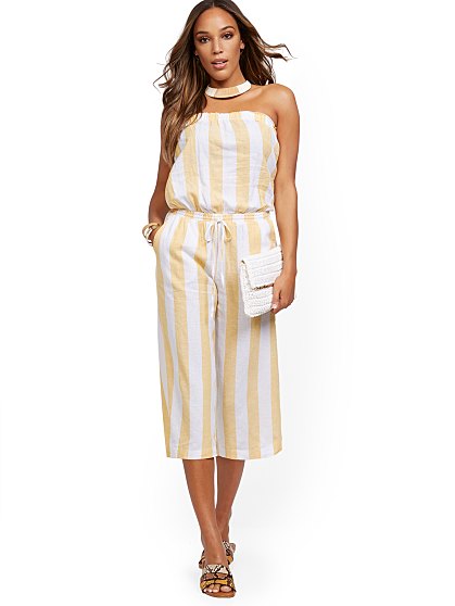 59.95 STRAPLESS JUMPSUIT