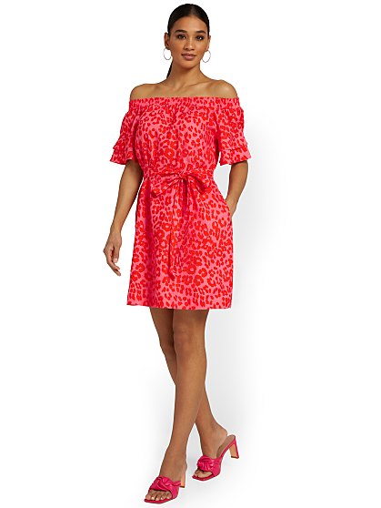 59.95 OTS LINEN-LEOPARD