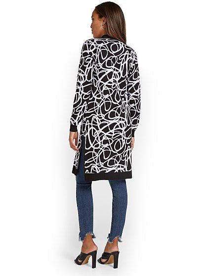 69.95 PRINTED CARDIGAN
