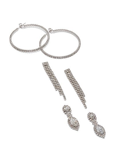 34.95 BLING 3CT EARING PK