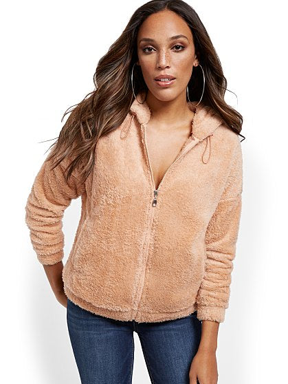 49.95 FULL ZIP FLECE HOOD