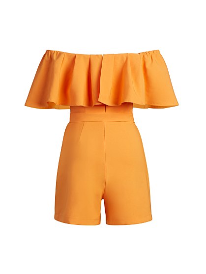 59.95 OFF SHLDER ROMPER