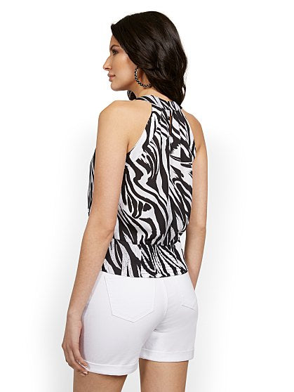 49.95 SURPLICE HLTR ZEBRA