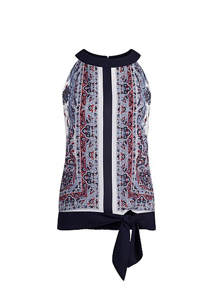 44.95 O TIE WAIST HALTER