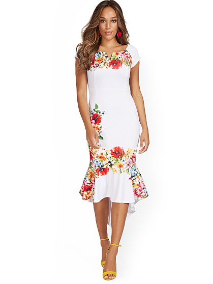 69.95 HI LOW  FLORAL DRES