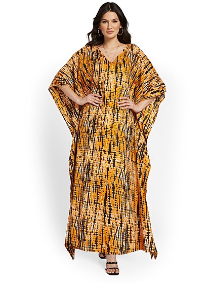79.95 KAFTAN YELLW TIEDIE