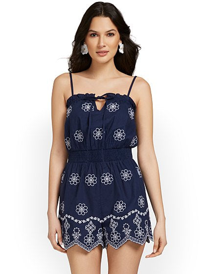 69.95 EYELET ROMPER