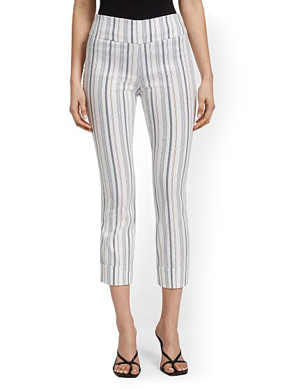 49.95 WHIT CROP STRIPE