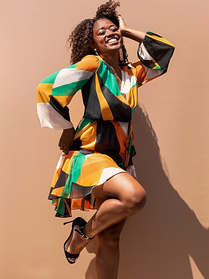 79.95 CASSIDY WRAP DRESS