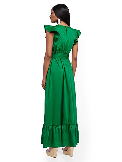 89.95 RUFFLE SLV MAXI