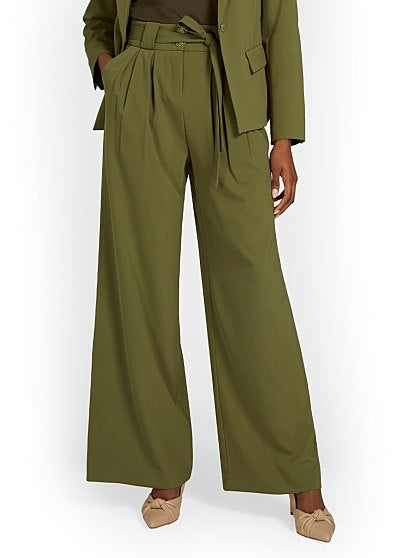 89.95 TIE WAIST WIDE LEG