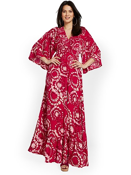 99.95 TIE DYE CUTOUT MAXI