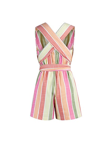 79.95 STRIPE ROMPER