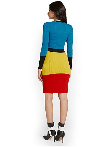 99.95 COLOR BLCK DRESS