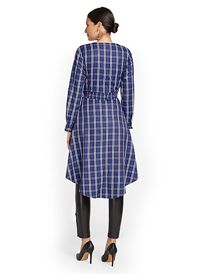 59.95 RUFFLE TIE FRONT