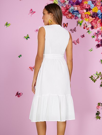 79.95 WRAP W/ EYELET TRIM