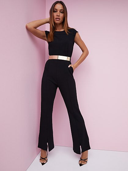 89.95 FRONT SLIT JUMPSUIT