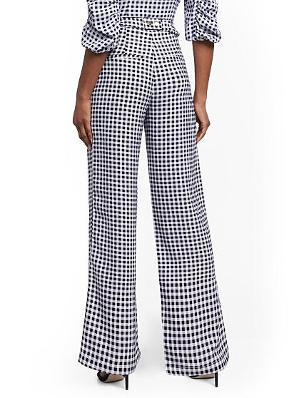 89.95 T GINGHAM PALAZZO