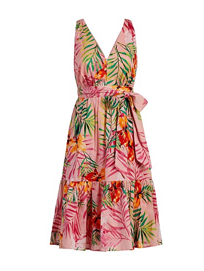 79.95 TIERED MIDI DRESS