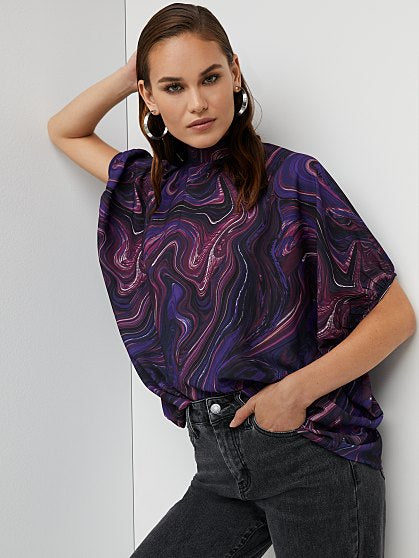 49.95 BOW BACK DRAPEY TOP