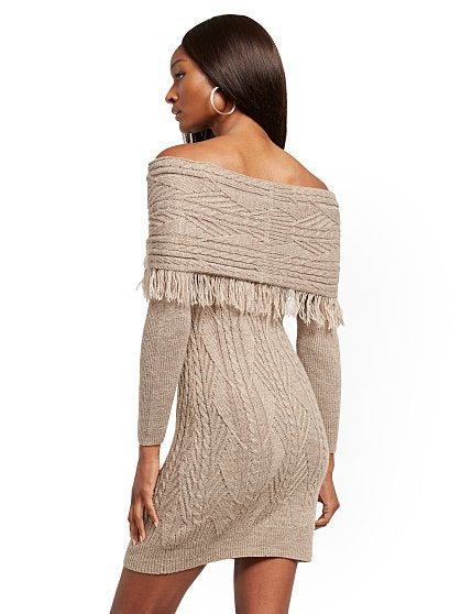 79.95 OFF SHOULDER FRINGE