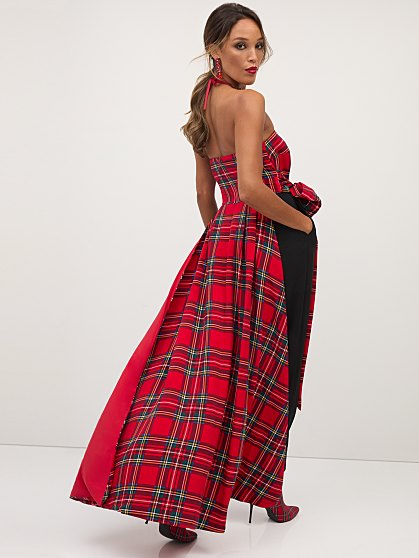 129.95 PLAID DRAMA JUMPSU