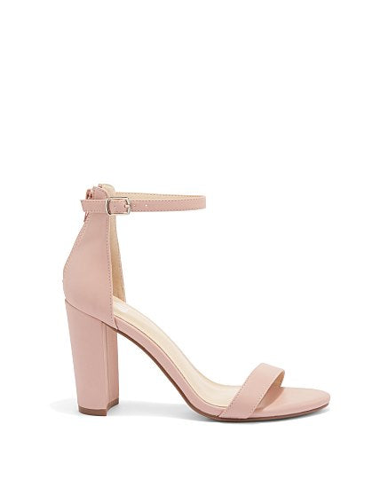 SINGE BAND BLOCK HEEL