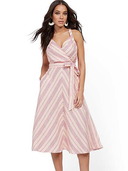 79.95 HALTER STRIPE FLARE