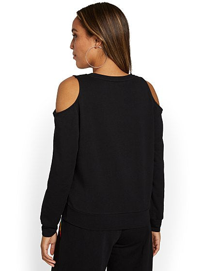 64.95 CLDSHLDR STRIPE TOP