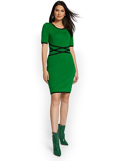 89.95 SWT DRESS BLCK TIP
