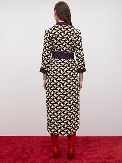 89.95 GEO SHIRTDRESS MIDI