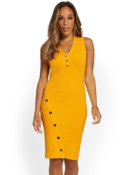 89.95 V NECK SWT DRESS