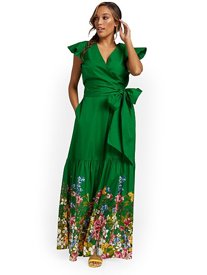 89.95 FLUTTER FLORAL MIDI
