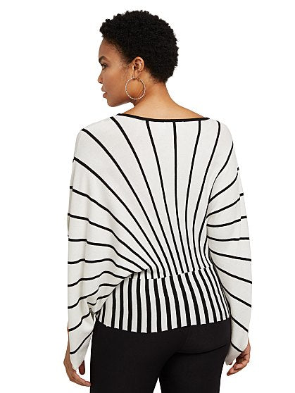 59.95 STRPE DOLMAN PO SWT