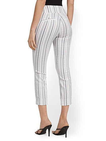 49.95 WHIT CROP STRIPE