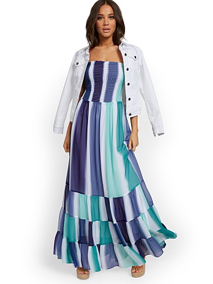 79.95 STRAPLES OMBRE MAXI