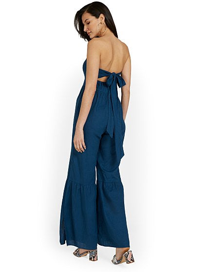 79.95 STRAPLESS JUMPSUIT