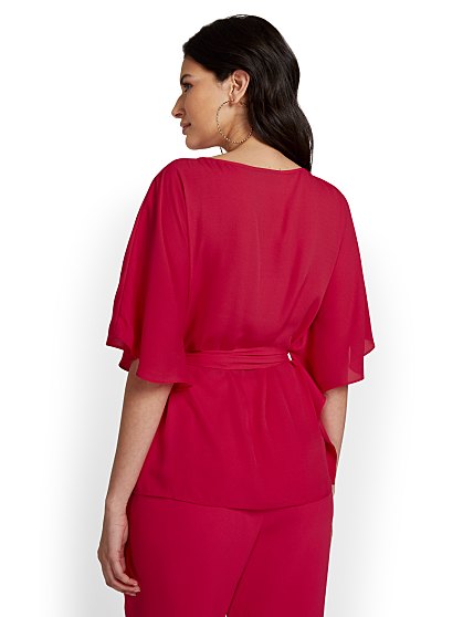 59.95 CAFTAN TIE WAIST BL
