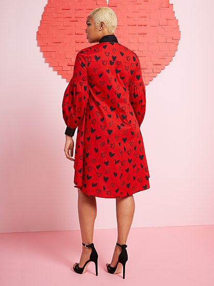 69.95 CONTRAST BOW DRESS