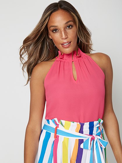 39.95 HALTER BANDED BTM