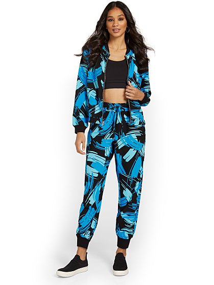 69.95 WOVEN PRINT JOGGER