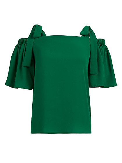 49.95 TIE SHLDR BLOUSE